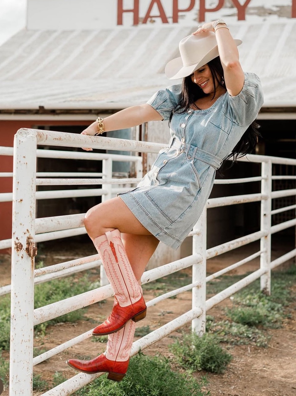 Lucchese Limited Edition Exotic Priscilla Boot - Picture 2 of 15
